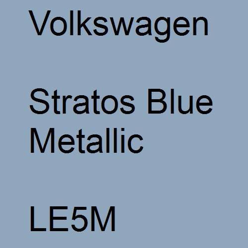 Volkswagen, Stratos Blue Metallic, LE5M.